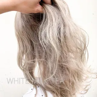 ロング 🍀ケアブリーチ カラー🍀坂井のヘアスタイル