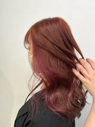 セミロング カラー ヘアアレンジ 愛されカラー🩷 はるなのヘアスタイル