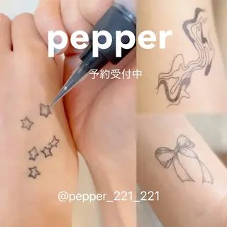 pepper所属・美容室内の半個室 pepperのマツエク・マツパデザイン