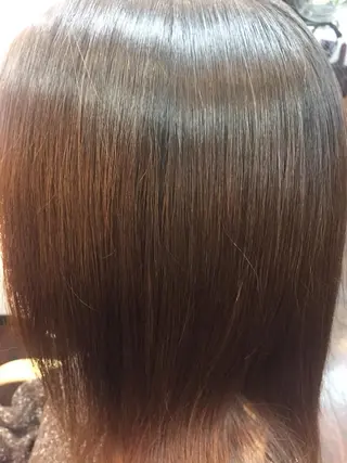 セミロング カラー パーマ 桧山 真のヘアスタイル