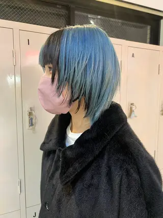 ミディアム 💥ウルフカット デザインあんな💥のヘアスタイル