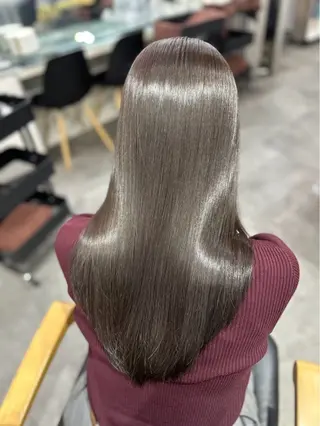 ロング 美髪/髪質改善 レイヤー/透けカラーのヘアスタイル