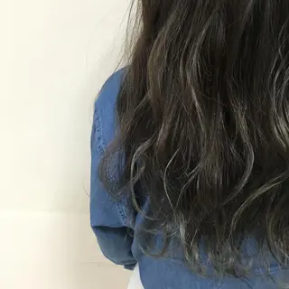 ロング カラー パーマ ヘアアレンジ 【Sweep】おじま のぞみのヘアスタイル