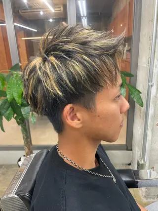 ショート 亀井隆汰/メンズ専門 パーマ特化美容師のヘアスタイル