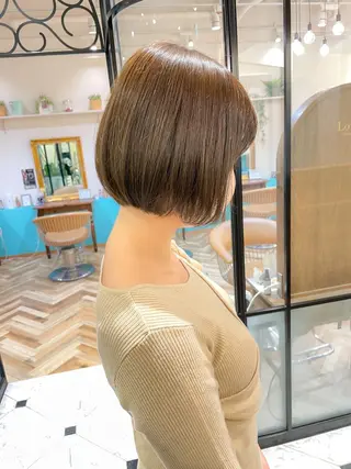 ショート カラー レイヤー/韓国ヘア 縮毛矯正🫧鈴木颯のヘアスタイル