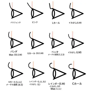 マツエク・マツパ RAIMU🪽 SSINSTUDIOのマツエク・マツパデザイン