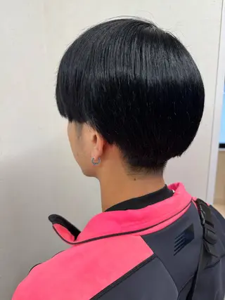 ショート カラー メンズ パーマ/ハイトーン /吉田眞のヘアスタイル