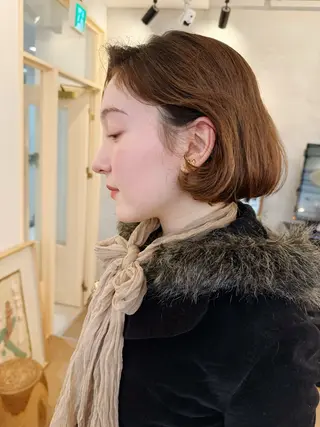 ショート カラー ❤️アヤカ Wカラー ボブ レイヤー❤️のヘアスタイル