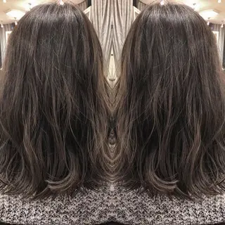 セミロング box mico. mutsumiのヘアスタイル