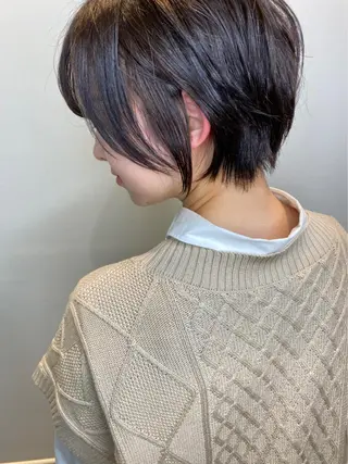 ショート 縮毛/ショート/ ボブ/レイヤー/小原のヘアスタイル