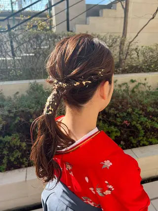 ヘアアレンジ 🌺まなみ/ うる艶カラー🌺のヘアスタイル