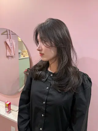 ロング カラー 誰よりも丁寧なカット 🍀小林輝のヘアスタイル