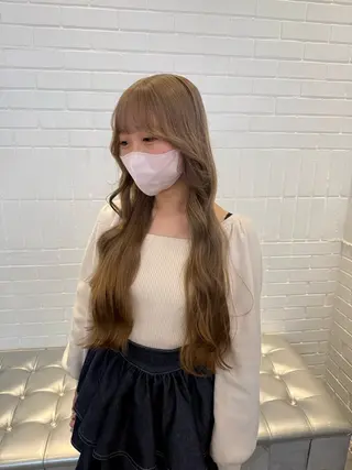 ロング カラー ヘアアレンジ 海外/ハイトーン🪽 ☯️ami☯️のヘアスタイル