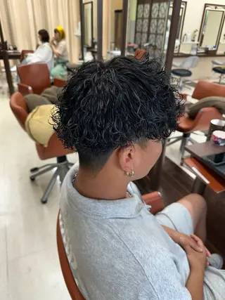 ショート カラー パーマ メンズ 毎月230人担当/ メンズヘア/清和武虎のヘアスタイル