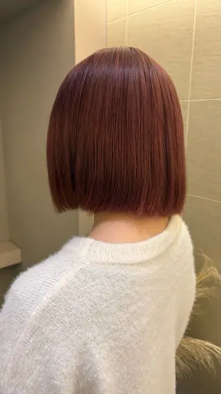 ショート カラー 《無料カットモデル / perm》ナミのヘアスタイル