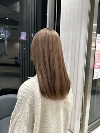 ロング カラー クロスパーマ/うる艶 カラー/Kurumiのヘアスタイル