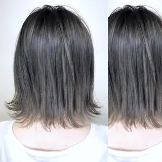 ミディアム カラー メンズヘア特化 崎田 成人のヘアスタイル