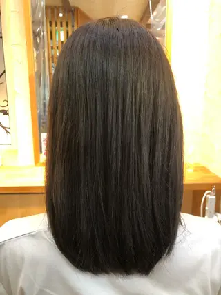 セミロング カラー ✨🌿大人可愛い愛さ れhair🌿✨松本のヘアスタイル