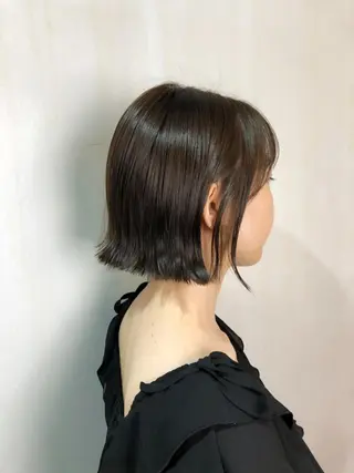 ミディアム カラー ✨韓国風カット/艶髪 カラー✨yumeのヘアスタイル