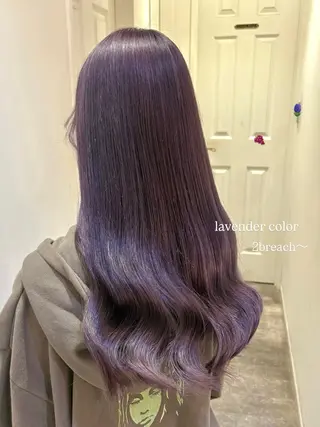 ロング カラー ハイトーンカラー/ 長さだし🐇きょうかのヘアスタイル