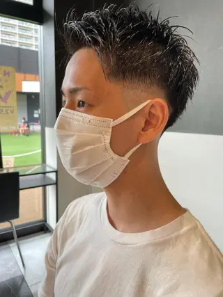 ショート メンズ メンズヘア特化 崎田 成人のヘアスタイル