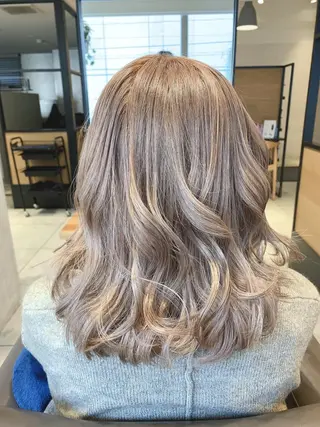 ミディアム カラー 🌿earth亀有店 【緑髪のノブ】🌿のヘアスタイル