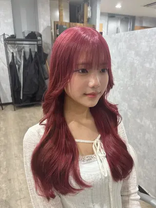 カラー La fith hair ray 札幌店所属・顔まわり/W カラー/リョウのヘアスタイル