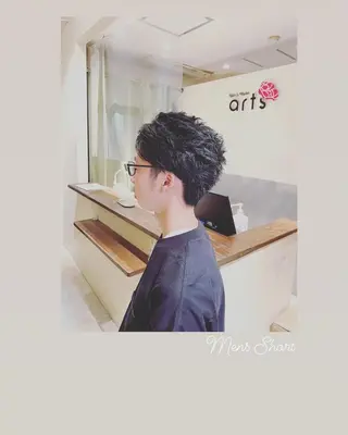 ショート メンズ ハイライト/インナー /ブリーチ/レイヤーのヘアスタイル