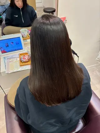 ロング アレンジ/縮毛矯正 FACE。ゆのんのヘアスタイル