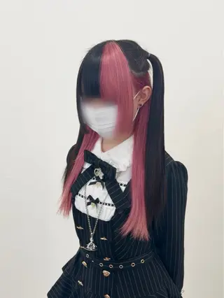 カラー ヘアサロンアウラ所属・旭岡龍明/ハイトーン /ケアブリーチのヘアスタイル