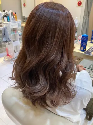 ミディアム カラー 後藤 瑞季のヘアスタイル