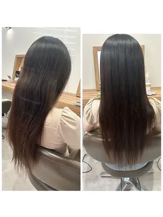 ロング パーマ no4ナチュラル戸祭所属・山越 美裕樹のヘアスタイル