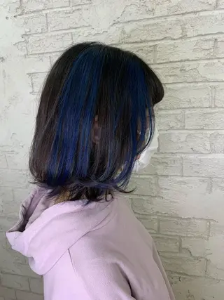 ミディアム カラー ブリーチ特化 ハイトーンRYOYAのヘアスタイル