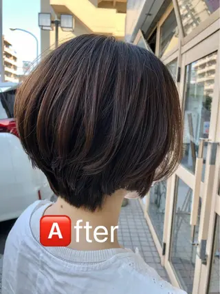 ショート Carina所属・セン北徒歩５分 キシタクのヘアスタイル