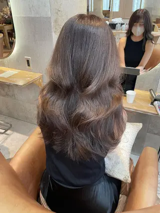 ロング sakura/韓国 ガーリー/ワンホンのヘアスタイル