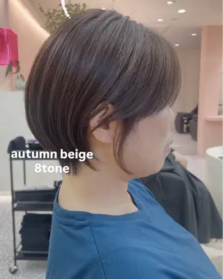 カラー leto 浦和所属・ブリーチなしW🎀 グレージュ🩶ヒナのヘアスタイル