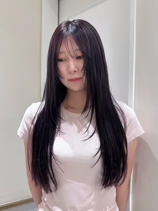 ロング カラー ハイトーン/レイヤー KYOKA🩶のヘアスタイル