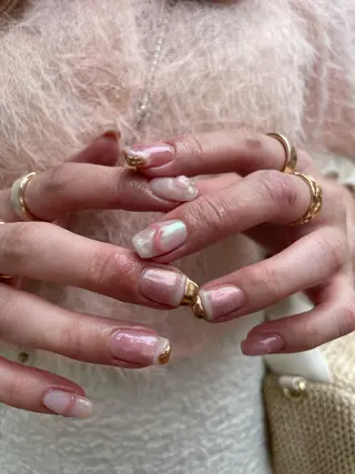 ネイル 【淡色color/ nail】maikoのネイルデザイン