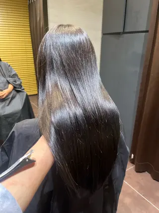 カラー 透明感カラー✨🩵 韓国ヘアkanatoのヘアスタイル