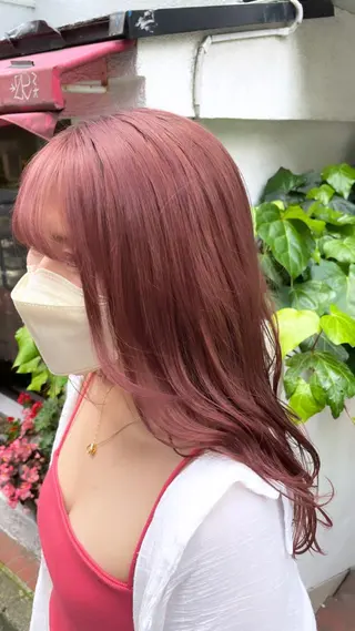 カラー 色落ち綺麗透明感カラ /ボブ/ナカツヒカルのヘアスタイル