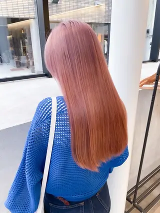 ミディアム カラー ヘアアレンジ ミニボブ/ブリーチ 🌈MISATOのヘアスタイル