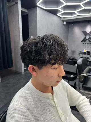 パーマ メンズ 深野 ちさとのヘアスタイル