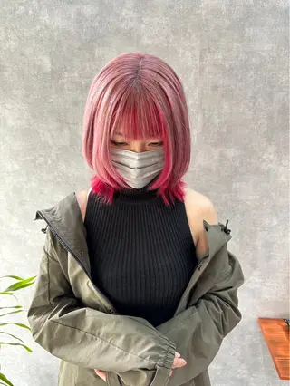 ショート カラー C'LD Hair Produce【シールドヘアープロデュース】所属・シールドヘアー/那覇 /縮毛矯正/ブリーチのヘアスタイル