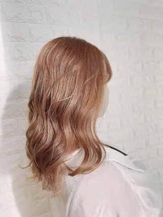 セミロング カラー 福森 みずきのヘアスタイル