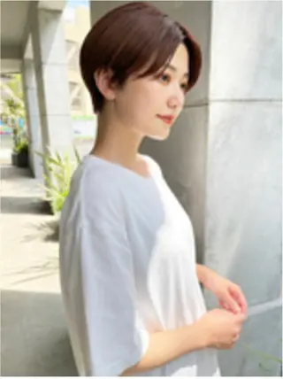 ショート hair salon M所属・白子 怜のヘアスタイル