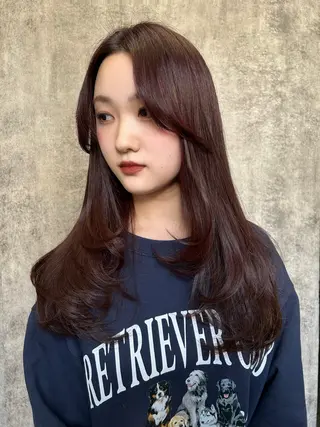 ロング カラー 地毛風艶カラー🌿 喜多夏海のヘアスタイル