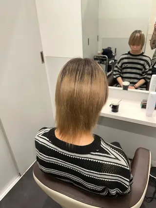 ショート Wisteria所属・美髪特化✨ 伊織✨縮毛矯正✨のヘアスタイル