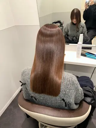 セミロング Wisteria所属・美髪特化✨ 伊織✨縮毛矯正✨のヘアスタイル