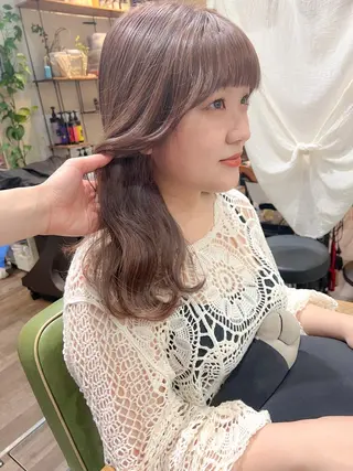 ミディアム カラー カラーパティシエ facce🌼ikoのヘアスタイル