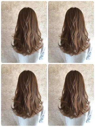 ミディアム due hair 京都駅前店 MILBON オージュア認定サロン【デューヘアー】所属・ハイトーンブリーチ 土坂　由志【京都】のヘアスタイル